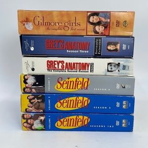 Bundle Seinfeld DVD Collection Seasons 1,2,3,8 Grey’s Anatomy Season 2,3 Gilmore